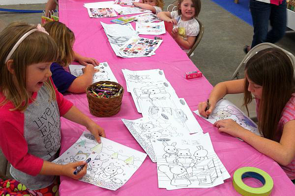 Coloring activities at Fundemonium Toys, Games and Hobbies