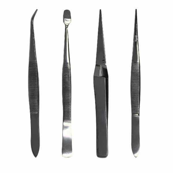 4 Piece Tweezer Set EXL30416