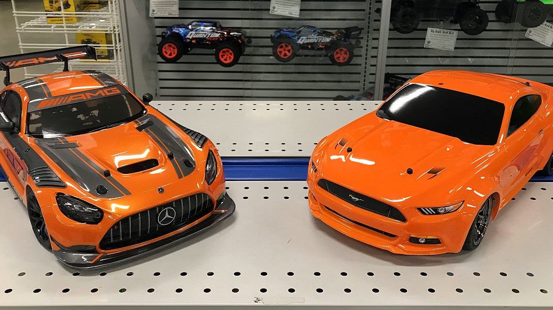 Traxxas and Kyosho road cars