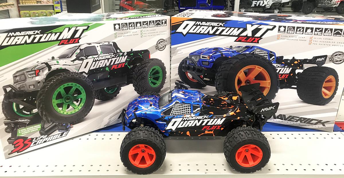 Maverick Quantum Flux RC trucks