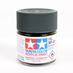 XF61 Flat Dark Green 23ml TAM81361
