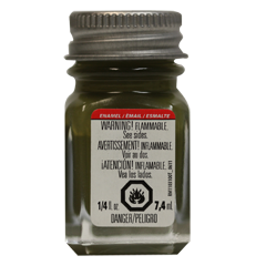 1/4 OZ ENAMEL FLAT OLIVE TES1165TT