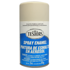 3 OZ SPRAY ENAMEL FLAT LT AIRCRAFTGRAY TES1233T