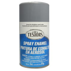 3 OZ SPRAY ENAMEL GRAY TES1238T
