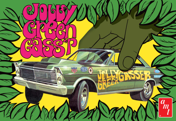 1/25 1965 Ford Galaxie Jolly Green Gasser AMT1192