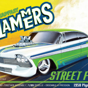 1/25 Street Fury 1958 Plymouth Slammers Snap Together AMT1226M