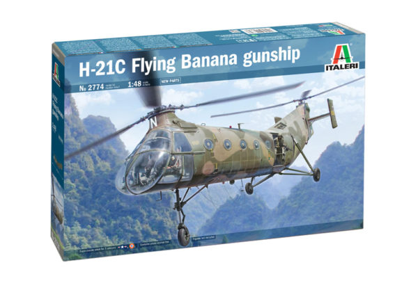 1/48 H21C Flying Banana Gunship Helicopter ITA2774