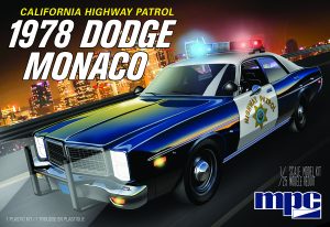 1/25 1978 Dodge Monaco CHP Police Car PLASTIC MODEL KIT MPC922M