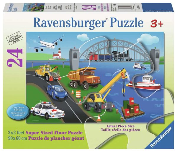 A DAY ON THE JOB 24 PIECE FLOOR PUZZLE RVB05561