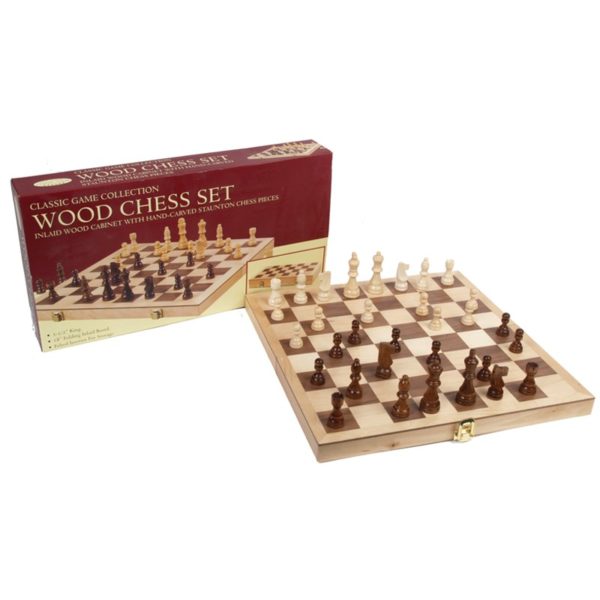 DELUXE WOOD CHESS SET JHNTM-3