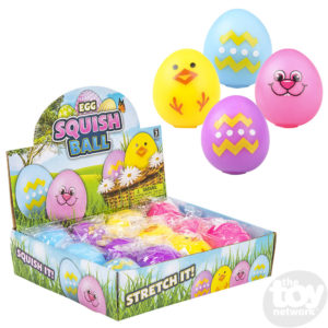 SQUEEZE AND STRETCH GUMMY EASTER EGG TZ-SQSTR