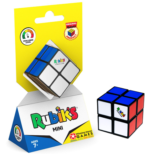 NEW Winning Moves Games 2 x 2 Cube Mechanical Design No Stickers No Cheating 