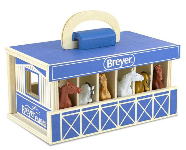 WOODEN STABLE PLAYSET BRY59217