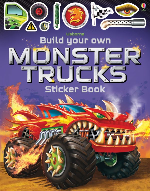 BUILD YOUR OWN MONSTER TRUCKS STICKER BOOK EDV542139