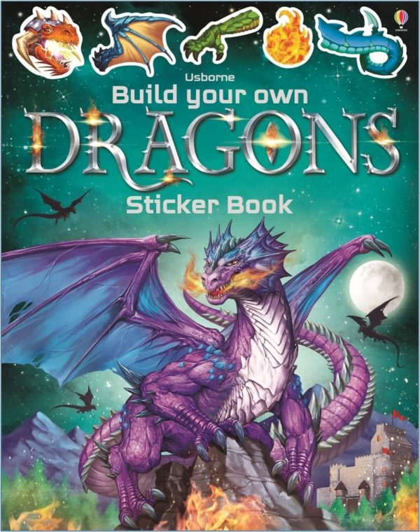 BUILD YOUR OWN DRAGONS STICKER BOOK EDV546779
