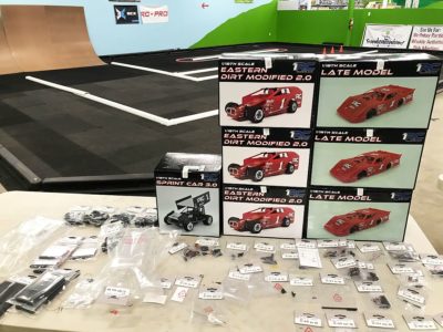 1RC oval racing cars and parts