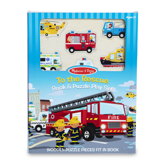 BOOK AND PUZZLE PLAY SET TO THE RESCUE LCI31481