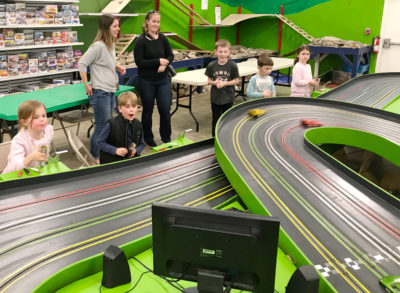 Mega Slot car party Race