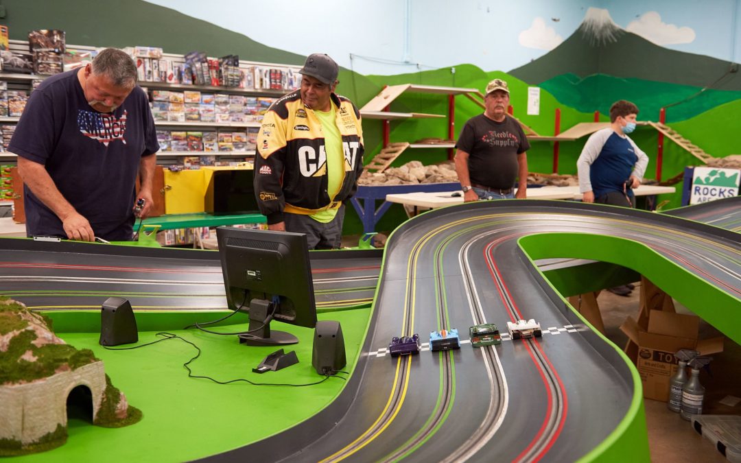 Sunday Afternoon Slot Car Racing