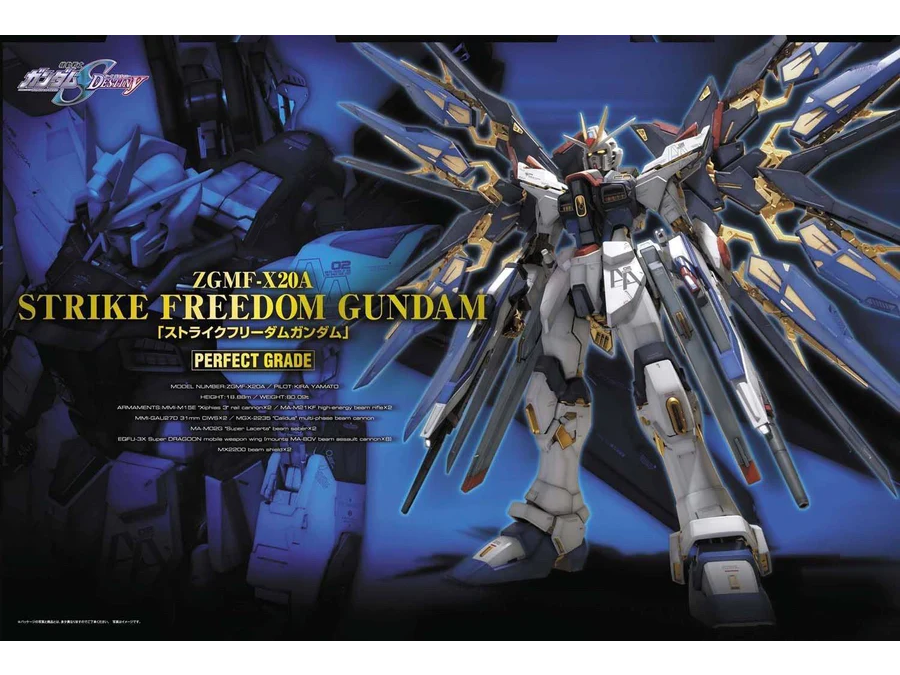 STRIKE FREEDOM GUNDAM SEED PG